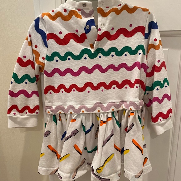 Stella McCartney kids girls long sleeve sweatshirt dress - Picture 3 of 4